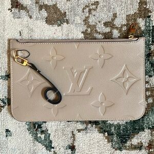 Louis Vuitton New Neverfull MM Inner Pouch in Beige